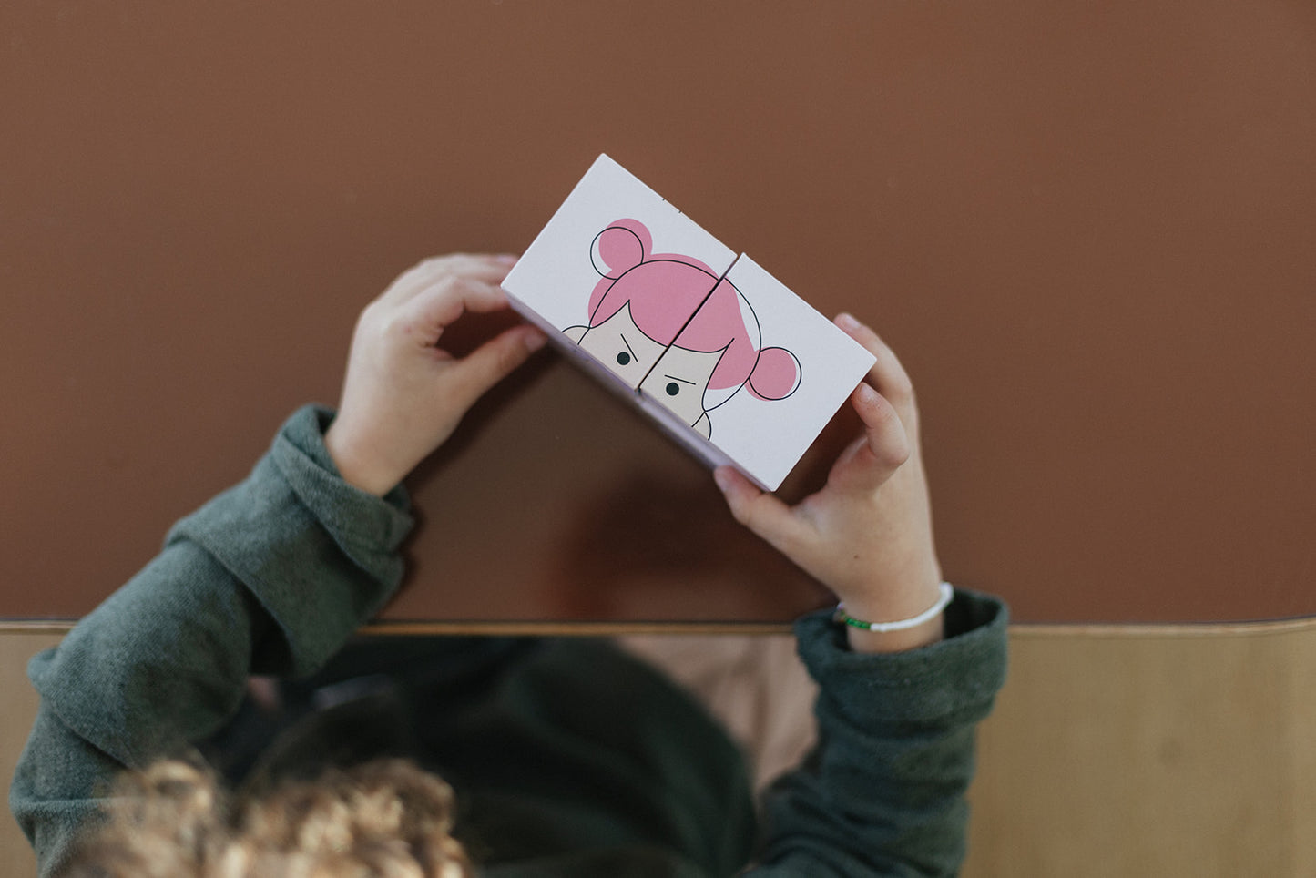 תחושה בהרכבה - פאזל קוביות