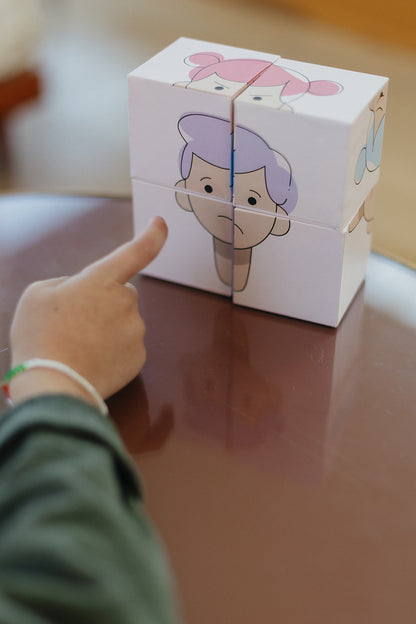 תחושה בהרכבה - פאזל קוביות