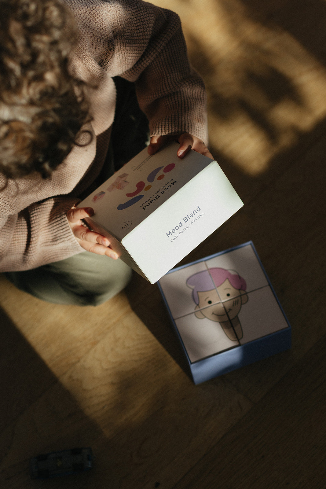 תחושה בהרכבה - פאזל קוביות